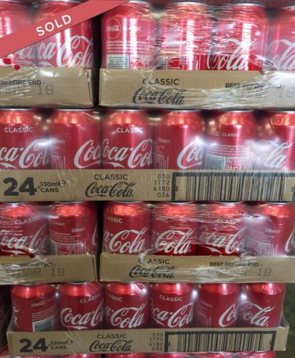 Coca Cola Soft Drink Can 330ml x 24 - Image 8