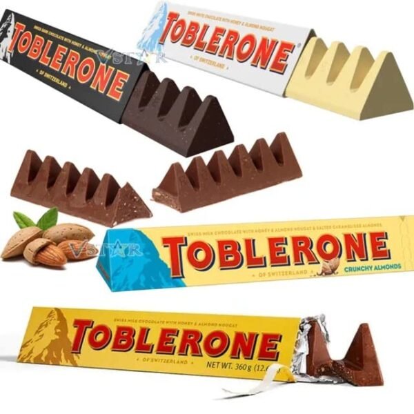 Toblerone Chocolate Giant XL 360g Bars Milk, Dark, White Fruit & Nut 7 Flavours - Image 5