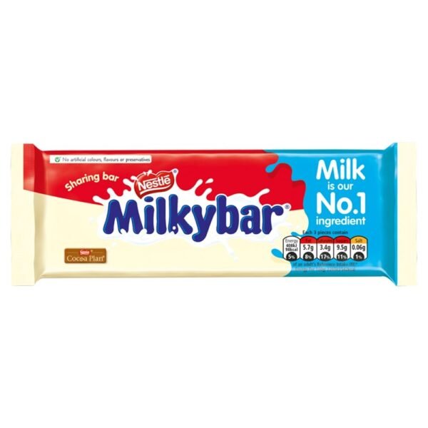 Milkybar White Chocolate Sharing Bar 90g - Image 3