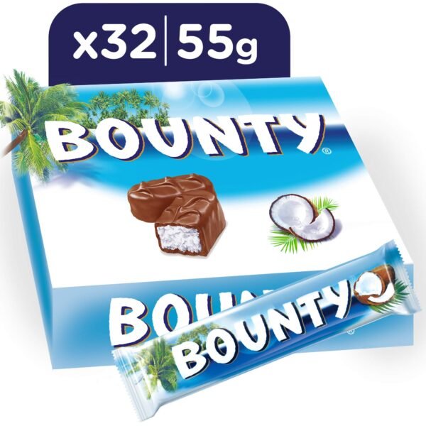 Bounty Coconut Milk Chocolate Bounty Dark Chocolate Twin Bar - Pack of 12-24 - Image 3
