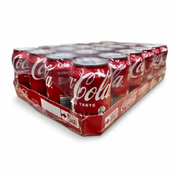 Coca Cola Soft Drink Can 330ml x 24 - Image 7